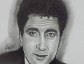 قارئ يشارك "صحافة المواطن" ببورتريه للفنان أحمد زكى