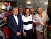 عبدالحكيم وعبدالحميد عبدالناصر يصلان ضريح الزعيم الراحل لإحياء ذكرى 23 يوليو