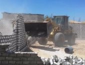 إزالة 423 متر أملاك دولة فى حملة بمدينة جهينة فى سوهاج