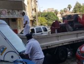 صور.. مدير أمن القاهرة يقود حملة لإزالة الإشغالات بميادين العاصمة