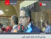 وزير الآثار: المتحف المصرى بالتحرير لن يموت وسنفتتح الجناح الشرقى نوفمبر المقبل