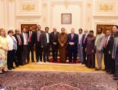 على عبد العال يستقبل رئيس برلمان سريلانكا ووفد رفيع المستوى