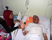 عم صابر من مستشفى وادى النيل:تلقيت رعاية كاملة و مبادرة الرئيس خففت آلامنا