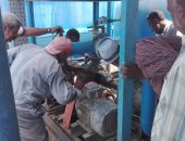 شركة مياه القناه تنهى صيانة فلاتر مياه الشلوفة بالسويس