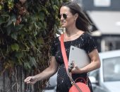 بالفستان المنقوش.. بيبا ميدلتون تخطف الأنظار من اختها كيت فى فترة الحمل