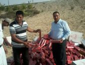 ضبط سلع ومواد غذائية منتهية الصلاحية ببئر العبد فى شمال سيناء