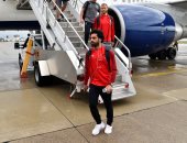 محمد صلاح يصل مع ليفربول إلى ميتشيجان قبل مواجهة مانشستر يونايتد.. صور 