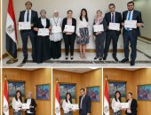 صور.. وزيرة السياحة تسلم شباب الوزارة شهادات أول دورة تدريبية لتأهيل الكوادر