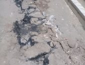 شكوى من تكسير الطريق بقرية كفر طهرمس رغم رصفه منذ أشهر بالجيزة