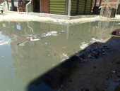 شكوى من غرق شوارع منطقة القابوطى فى بورسعيد بمياة الصرف الصحى