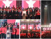 حفل تكريم مجلس إدارة الأهلى برئاسة الخطيب لفرق النادى الفائزة بالبطولات 