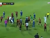 عنف وفوضى بين لاعبى اتحاد الجزائر ورايون سبور فى الكونفدرالية.. فيديو