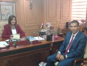 وزيرة الهجرة تستقبل أحد علماء "مصر تستطيع" لاستعراض مشروعه فى تدوير المخلفات