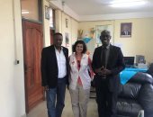 سفيرة مصر فى بوروندى تقدم معونات غذائية مصرية وتفتتح مركزا لحديثى الولادة