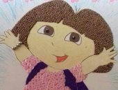 قارئة تشارك بمجموعة رسومات فنية باستخدام الرسم وهاند ميد