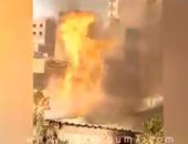 إصابة شخص فى حريق اندلع بأحد المنازل فى بنى سويف