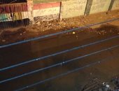 مياه الصرف تغرق شوارع محلة أبو على بالغربية