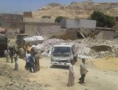 إزالة 32 حالة تعد على الأراضى الزراعية وأملاك الدولة بالمنيا