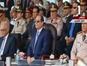 الرئيس السيسى يصل مقر احتفال تخريج الدفعة 156 من ضباط الصف المتطوعين