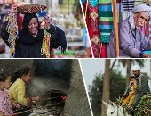 حكايات صور الشارع فى أسبوع.. "النول" حدوتة مصرية بطلها القطن الخالص.. قلب الست المصرية لسة متعبش من المشاوير.. محلاها عيشة الفلاح.. والصبر والكفاح رأس مال الرجالة فى البحث عن لقمة العيش