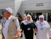 مغادرة أول أفواج الحجاج الفلسطينيين من مطار القاهرة للأراضى المقدسة