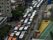 صور.. مظاهرة لسائقى الشاحنات فى اليوم الأول من إحصاء الآليات فى فنزويلا