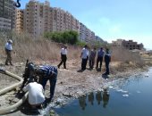 استجابة لـ"اليوم السابع".. سحب مياه الصرف من مقابر السويس بعد غرقها