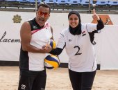 صور.. سيدات مصر تحصد ذهبية البطولة العربية للطائرة الشاطئية 