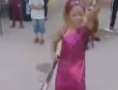 الطفلة رحمة صاحبة الرقص بالسيف: تعلمت من محمد رمضان ومش هعمل كده تانى