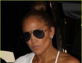 صور.. شاهد جنيفر لوبيز بالملابس الرياضية فى بوسطن    