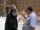 صور.. رفع إشغالات الطرق تزامنا مع احتفالات دير العذراء بدرنكة فى أسيوط