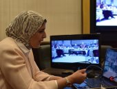 وزيرة الصحة تطمئن على حجاج بيت الله الحرام عبر "فيديو كونفرانس" 