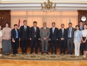 صور.. محافظ الإسكندرية يستقبل الوفد الصينى المسئول عن تنظيم معرض التراث
