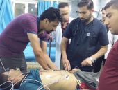 صور.. طوارئ مستشفى العامرية العام تعيد مواطنًا إلى الحياة بالإسكندرية