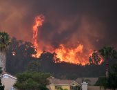 صور.. الحرائق تتمتد وتلتهم الأخضر واليابس فى ولاية كاليفورنيا الأمريكية