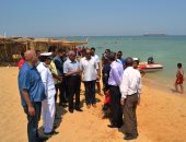 محافظ السويس يتفقد شواطئ المحافظة للتأكد من جاهزيتها لاستقبال الزائرين
