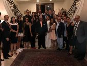 ليلى علوى فى ضيافة السفيرة لمياء مخيمر بكاليفورنيا