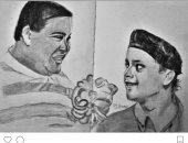 محمد هنيدى مع صديق عمره علاء ولى الدين بذكريات "حلق حوش" 