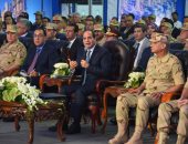 الرئيس السيسي يفتتح مشروعات تنموية صناعية ببنى سويف