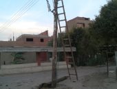 فيديو وصور.. تهالك محولات وأعمدة الكهرباء بقرية الهماص بسوهاج