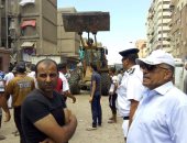 إزالة 62 حالة إشغالات وتعديات على أملاك الدولة بحى الضواحى فى بورسعيد