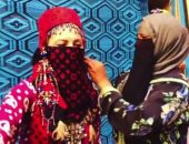 فيديو.. مادونا ترتدى برقع فى المغرب وناقصها "ملاية لف"
