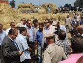 البيئة تتابع استعدادات موسم حرق قش الأرز بمحافظتى الغربية وكفر الشيخ