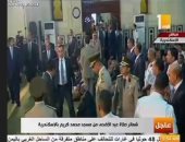 فيديو.. الرئيس السيسى يصل مسجد محمد كريم برأس التين لأداء صلاة العيد