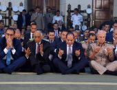 صور وفيديو.. الرئيس السيىسي يؤدى صلاة عيد الأضحى بمسجد محمد كريم برأس التين