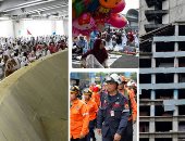 صور.. العالم هذا المساء.. هزة ارتدادية بقوة 5.8 تثير الفزع بفنزويلا بعد زلزال 6.4 درجة.. الحجاج يواصلون شعيرة رمى الجمرات فى أول أيام التشريق.. ومسلمو 7 دول يؤدون صلاة أول أيام عيد الأضحى اليوم