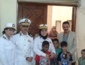 صور. . ضباط الجيزة فى زيارة لأطفال دار أهالينا للأيتام بمناسبة عيد الأضحى 