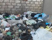 شكوى من تراكم القمامة بأحد شوارع بسيون بالغربية