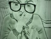 رسامة الأقصر تشارك بمجموعة من رسوماتها وتؤكد أنها تحلم بالعالمية