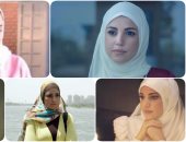 حجاب درة فى "يوم مصرى" ليس الأول.. 3 أعمال سابقة ظهرت فيها محجبة.. صور
